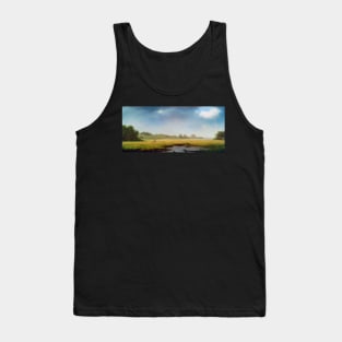 A cloudy day, Rhode Island by Martin Johnson Head Tank Top